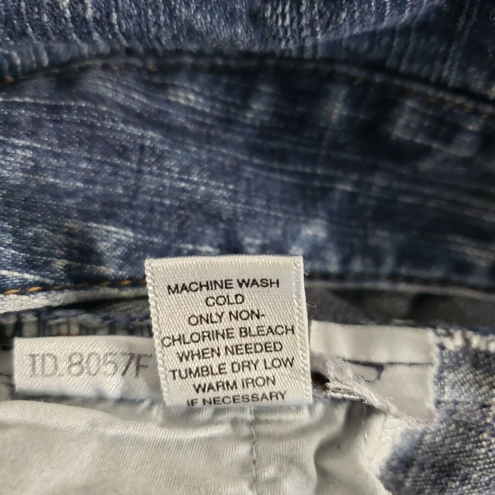 Ann Taylor Loft Womens Jeans Size 6 Flare Leg Blue Denim Stretch Mid Rise Dark - Picture 10 of 12